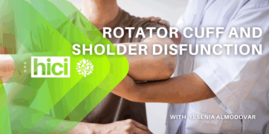 Rotator Cuff and Shoulder Disfunction